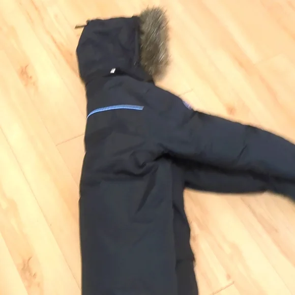 Kamik Women's Black Down Filled Parka with Faux Fur Hood - Picture 4 of 16